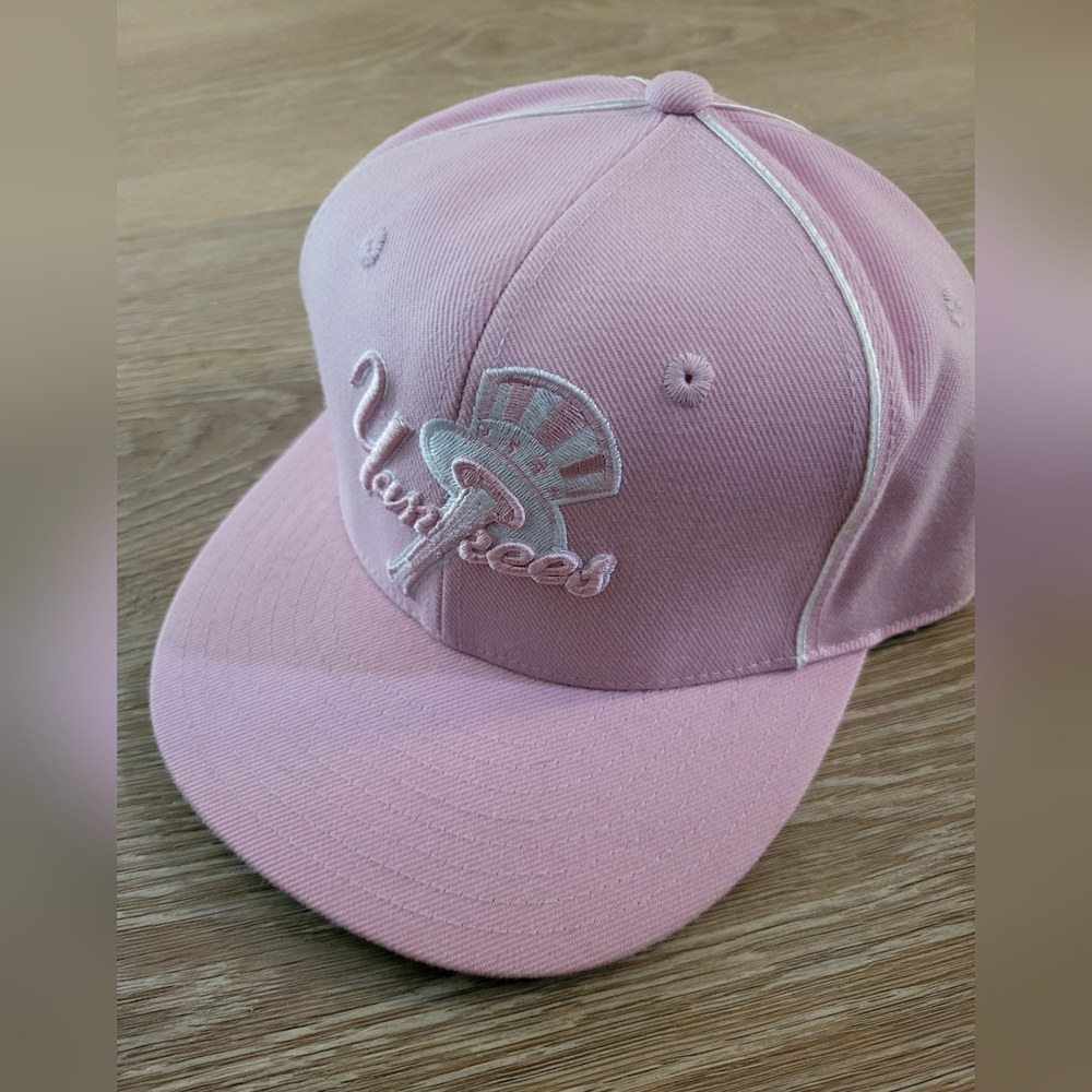 New York Yankees Pink Fitted Hat (7 3/8) -  American Needle Wool
